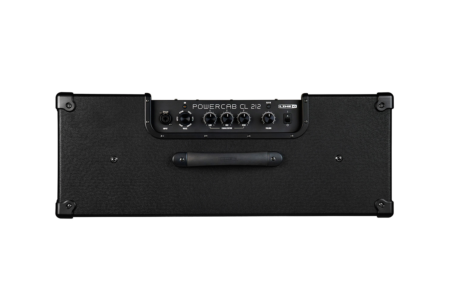 Top view of Powercab CL 212 showing control knobs