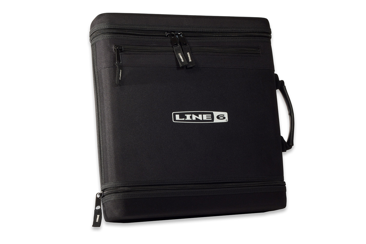 Front view of Relay & XD-V Wireless Half Rack System carry case