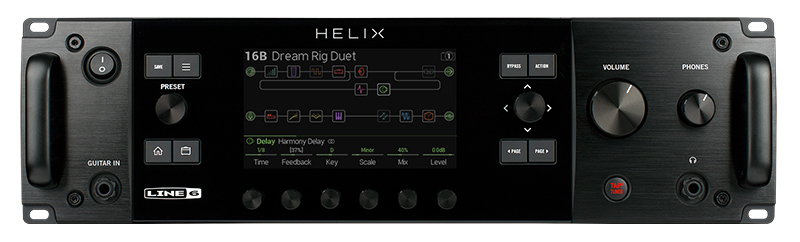 Front of Helix Rack
