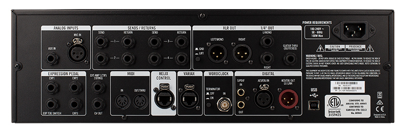 Back of Helix Rack