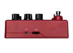 Side view of POD Express Guitar pedal