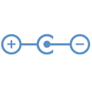 Plus Minus DC power graphic