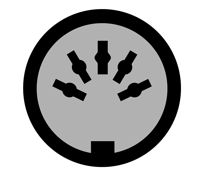 Graphic of MIDI input
